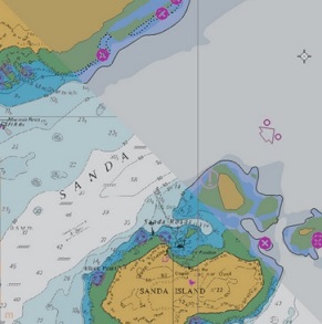 Comparison of raster and vector coverage for the same area