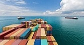 Container ship laden voyage