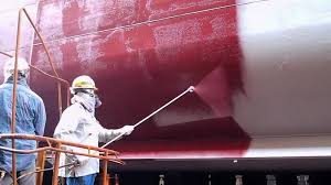 Application of antifouling paints
