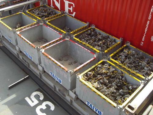 Container ship gear box