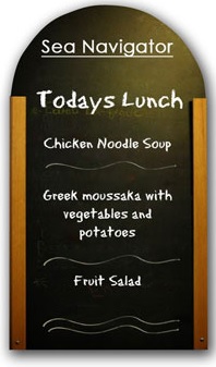 menu-planning at ship
