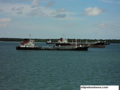 Bunker barges at Port klang anchorage